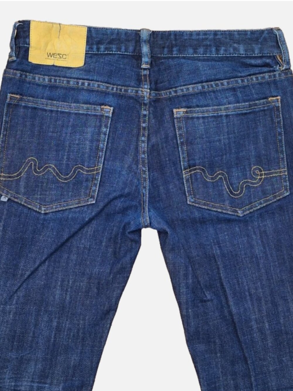 WeSC We Are The Superlative Conspiracy Eve Indigo Slim Straight Jeans W28 L32 - Picture 4 of 6